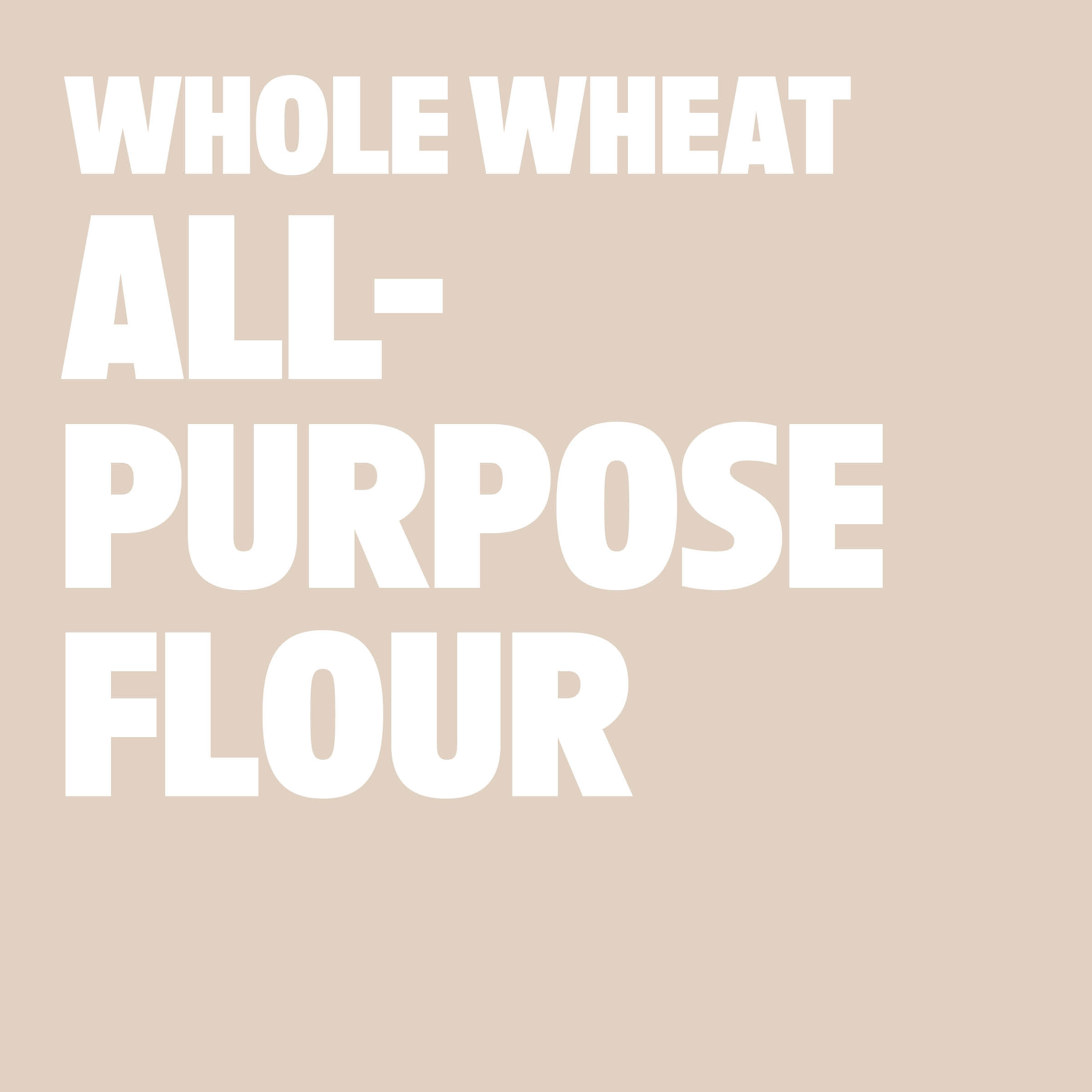 Whole Wheat Allpurpose Flour Milestone Mill